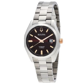 Surveyor Automatic Red Dial Men's Watch 98B422