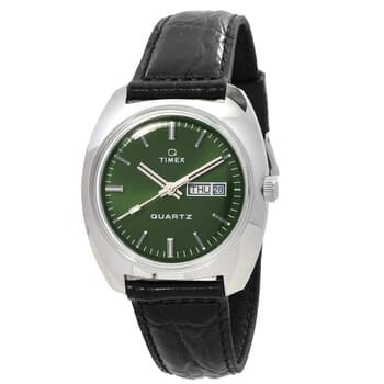 Q Timex 1978 Quartz Green Dial Men's Watch TW2W44700